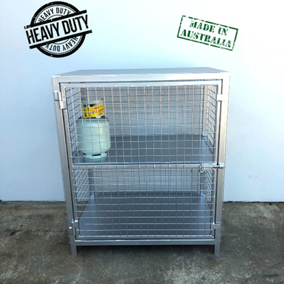 Picture of 12 x 9kg Gas Cylinder Cage Stock Melbourne