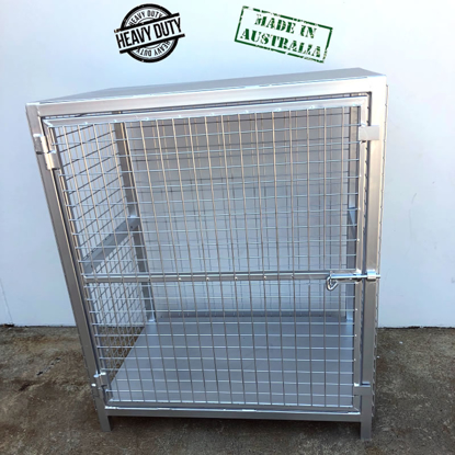 Picture of 6 x 15kg Forklift Gas Cylinder Cage Stock Melbourne