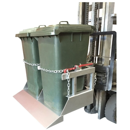 Picture of Forklift Wheelie Bin Tipper x 2 bins In Stock Melbourne